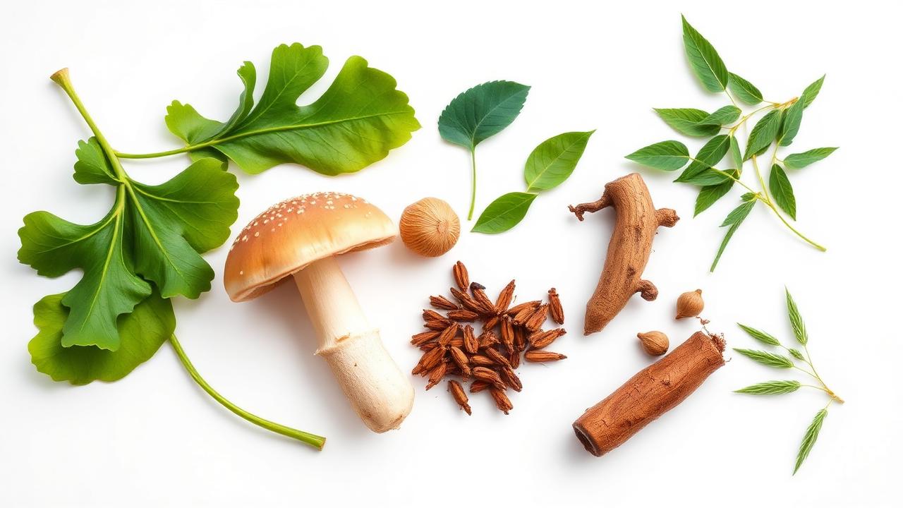 Natural ingredients: ginkgo, lion's mane, bacopa, pine bark, tamarind